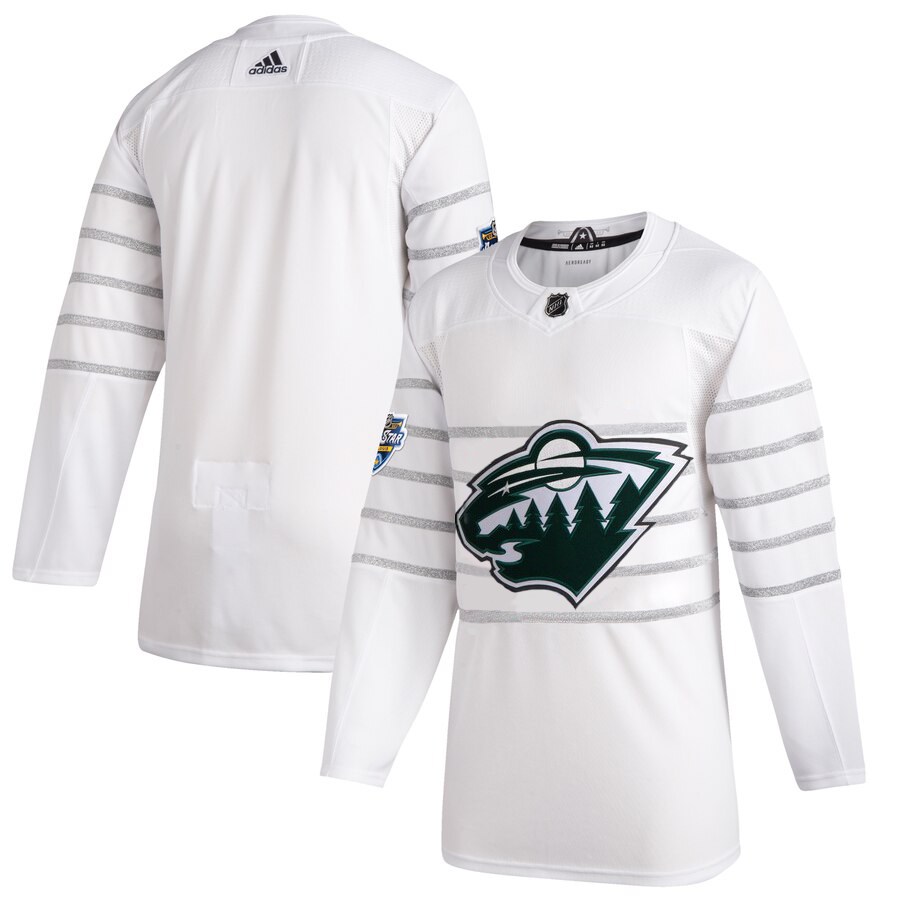 Men Minnesota Wild Adidas White 2020 NHL All Star Game Authentic Jersey->st.louis blues->NHL Jersey